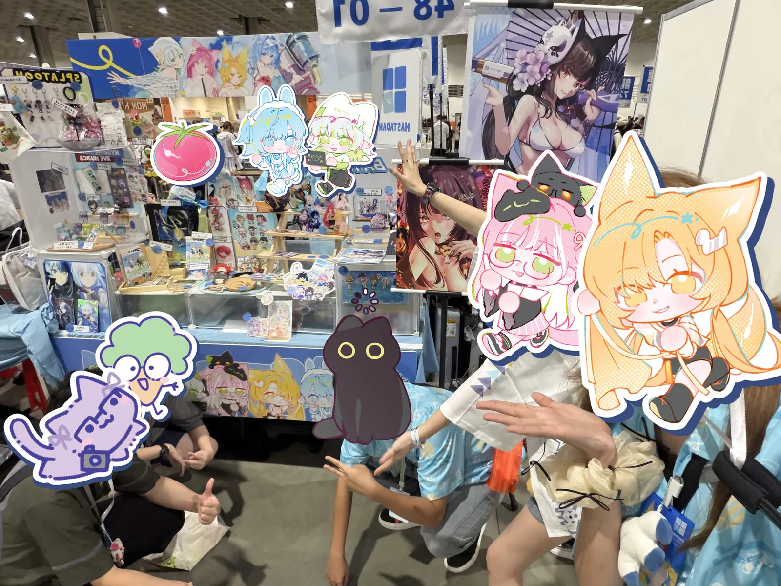Masta Dan team and booth display at NiCE2